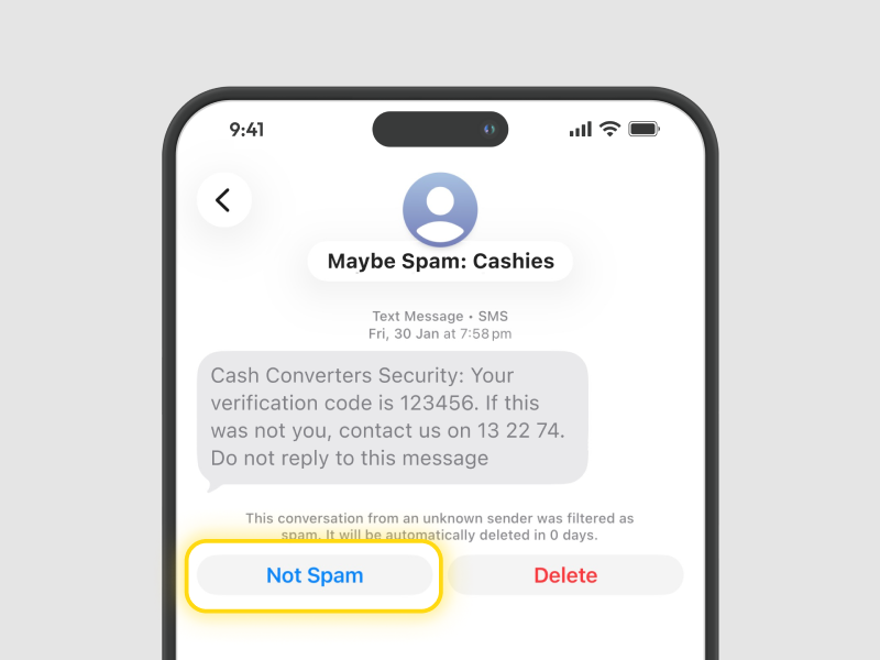 Tap Not Spam