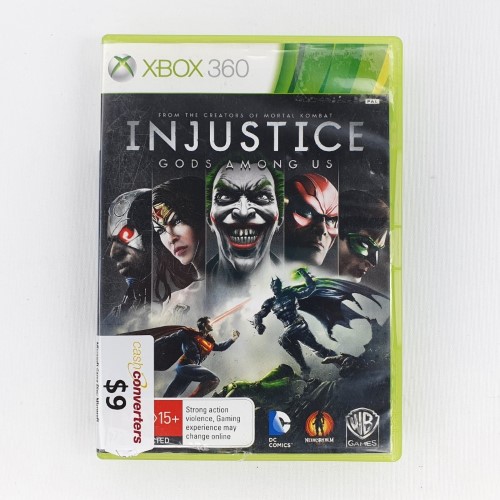 Injustice Gods Amoung Us Xbox 360 035900232161 Cash Converters