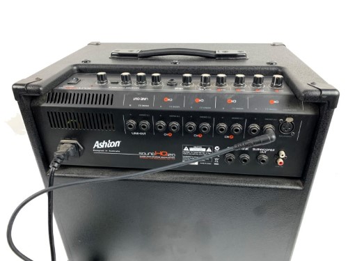 Ashton 120W 4Channel Amplifier Soundhq120 Black 033000358804 Cash