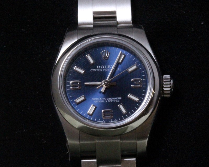 Oyster Perpetual 26Mm Blue Dial