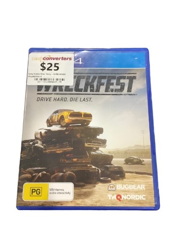 Wreckfest Playstation 4 (PS4) 055500066467 Cash Converters
