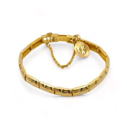 22ct Yellow Gold Bracelet 15cm 16.01G 001000300798 Cash Converters