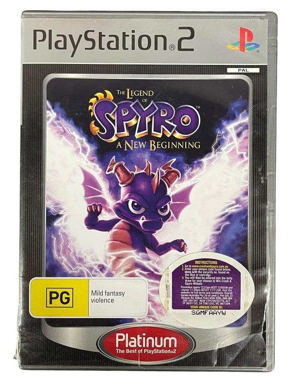 Spyro The New Beginning Playstation 2 (PS2) | 033800480257 | Cash ...