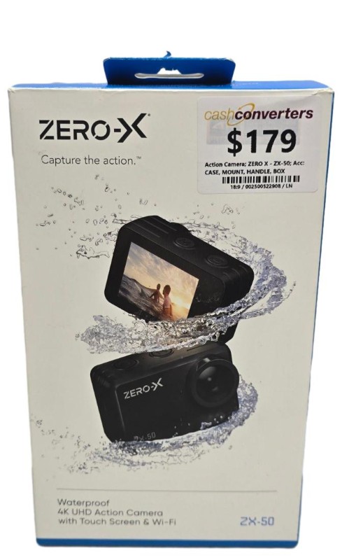 Zero X Zx-50 12.0 Mp Black | 002500522908 | Cash Converters