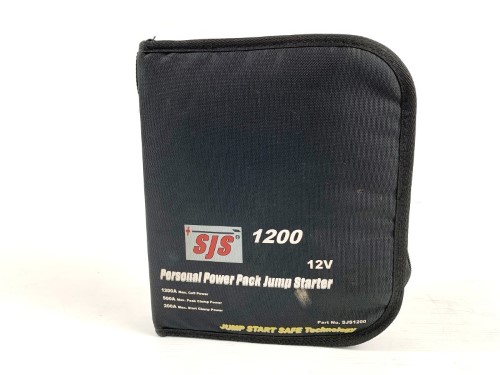 Sjs 12V Personal Power Pack Jump Starter Red 033000373764 Cash