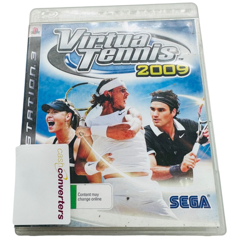 Virtua Tennis 2009 PS3 - PAL Complet - État Correct - SEGA