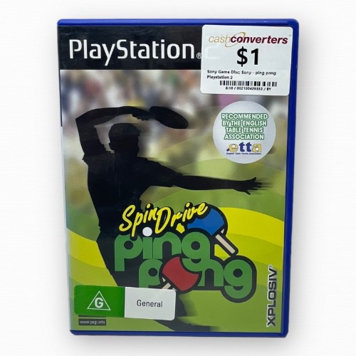 Ping Pong Playstation 2 (PS2) 002100429352 Cash Converters