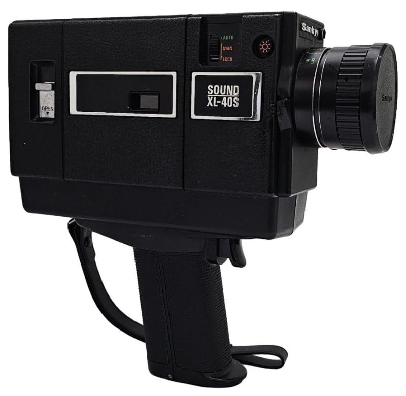 Sankyo Vintage Sound Super 8 Movie Camera + Case XL-40S Parts Only