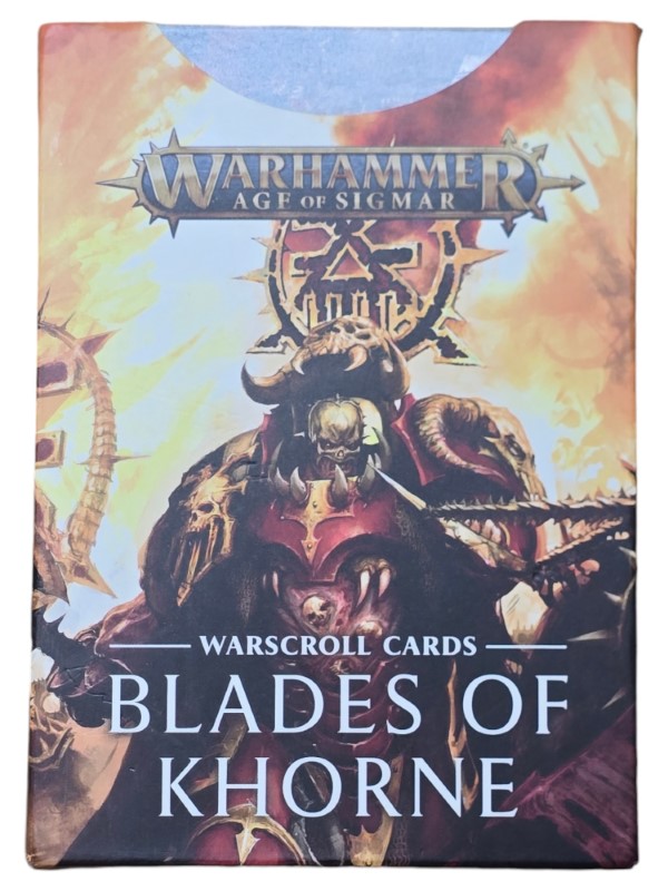 Warhammer Blades Of Khorn Warscroll 016700152333 Cash Converters
