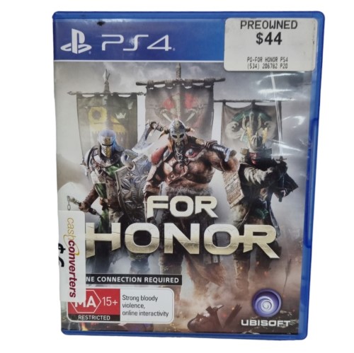For Honor Playstation 4 (PS4) 028200133672 Cash Converters