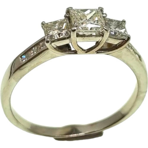 18ct White Gold Ladies Diamond Ring Size V 003300279511 Cash Converters