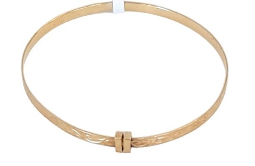 Yellow Gold Bangle 45cm 1.58G 033800422393 Cash Converters