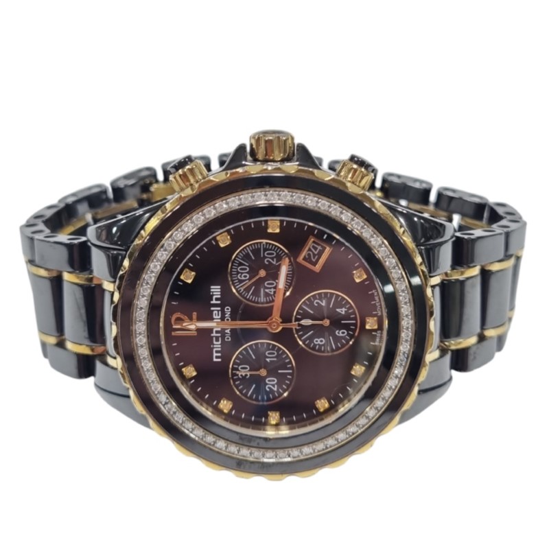 Michael Hill Watch Mens Diamond Chronograph 000900269253