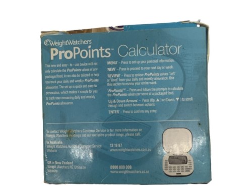 Weight Watchers Pro Points Calculator 003500072611 Cash Converters
