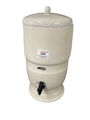 Stefani Glazed Ceramic Water Filter Purifier 033800432445 Cash