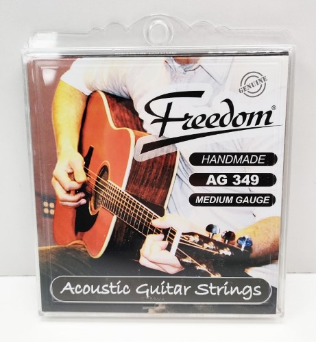 Freedom Acoutice Guitar Strings Medium Gauge Ag349 042900236266