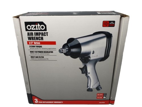 Ozito AinPro Air Impact Wrench 1/2" Drive 023100461252 Cash Converters