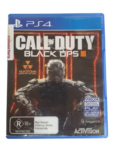 Call Of Duty Black Ops 3 Playstation 4 (PS4) 057300043226 Cash