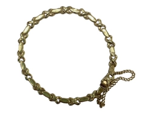 Estate 14k Yellow Gold Three Prong Diamond Tennis Bracelet – Smyth Jewelers