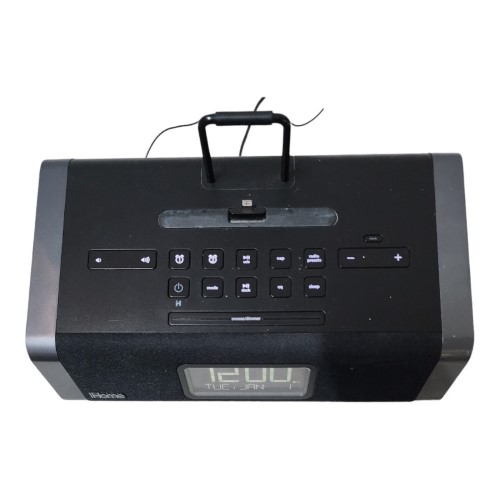 Ihome Dual Charging Stereo Fm Clock Radio With Lightning Dock And Usb