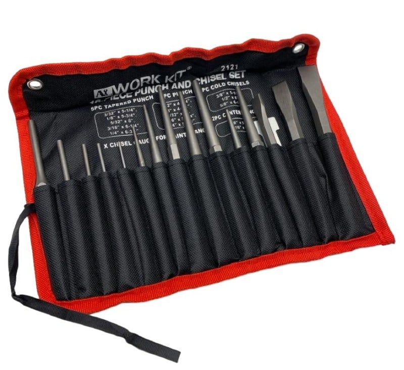 Work Kit Chisel And Punch Set Black | 023201128470 | Cash Converters