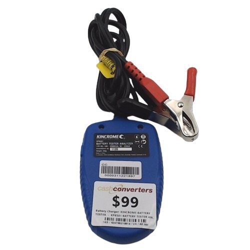 Kincrome Battery Tester Battery Tester Analyzer Blue 026700210814
