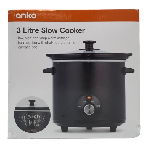 Anko 3 Litre Slow Cooker 001900372842 Cash Converters