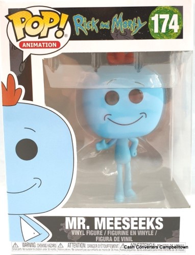 Mr Funko Pop Animation 174 Rick and Morty Meeseeks Pop Vinyl Action Figures 
