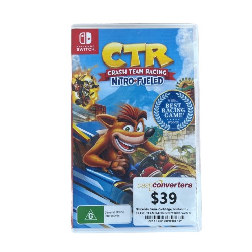 Ctr Crash Team Racing Nintendo Switch 039100396958 Cash Converters