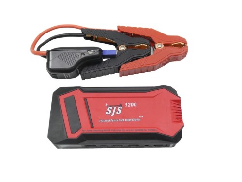 Sjs 12V 1200 Amp Personal Power Pack Jump Starter Red 024900240878