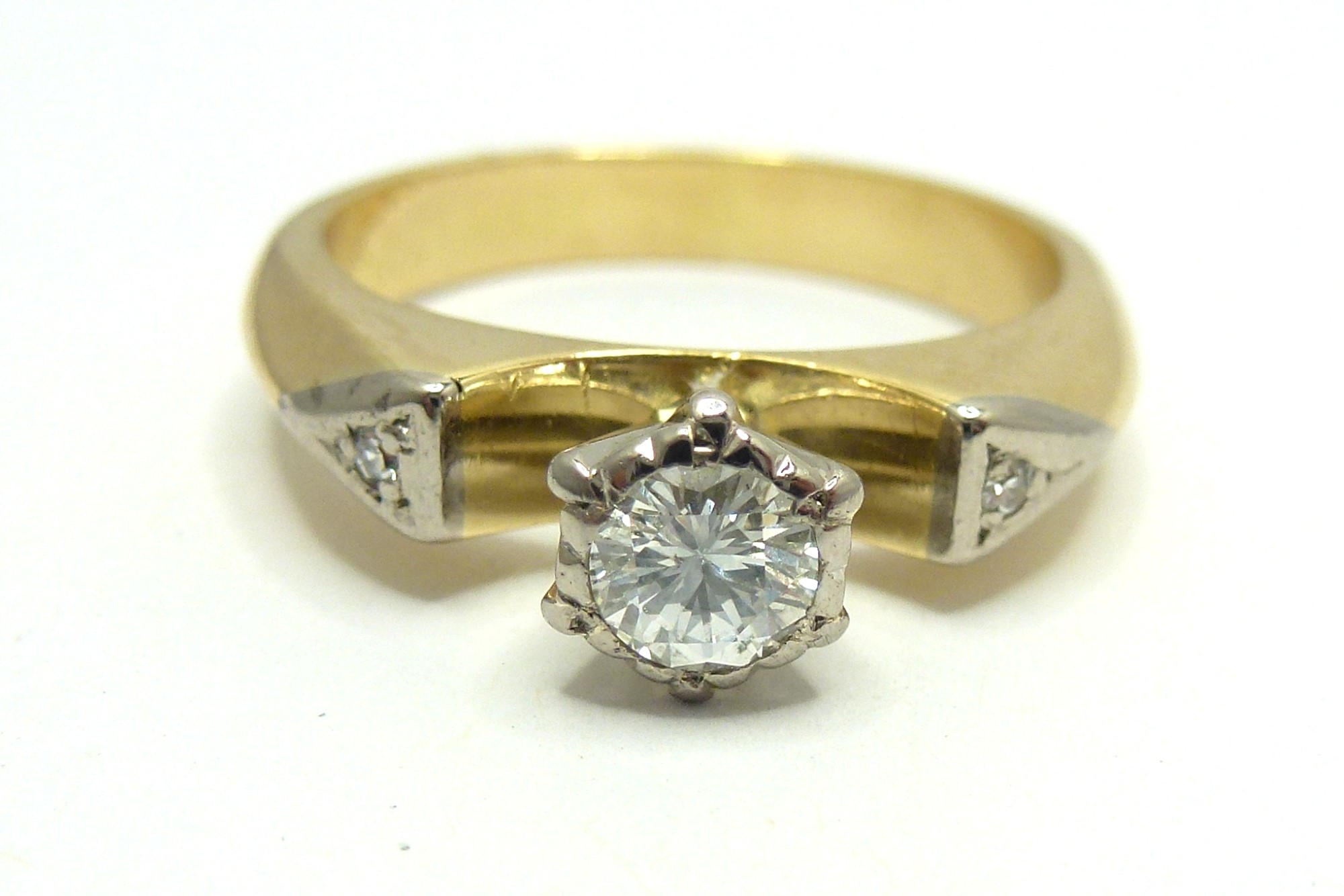 18ct Yellow Gold Ladies Diamond Ring Size Q | 038100068412 | Cash ...