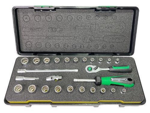 Stahlwille 26 Piece 5mm14mm 12 Point 1/4" Square Drive Socket