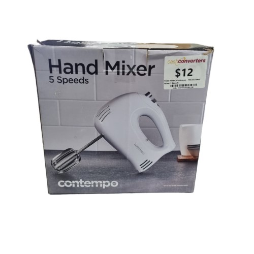 Contempo Hand Mixer 5 Speeds 043700454588 Cash Converters