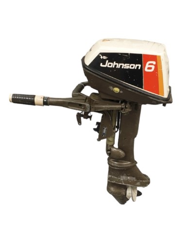 Johnson **Parts Only, Stopped Running** 6HP Outboard Motor (Seahorse) White 023500531624