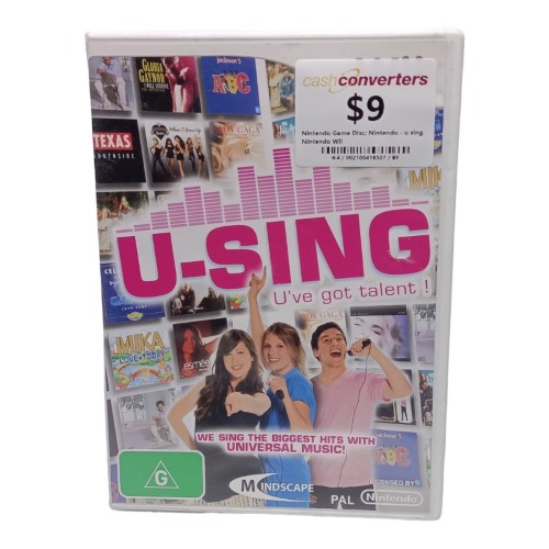 U Sing Nintendo Wii 002100418507 Cash Converters