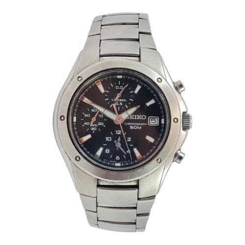 Seiko Chronograph Quartz Watch Mens 7T92-0Fx0 | 042400194788 | Cash  Converters