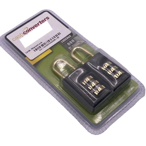 Masterlock Luggage Locks Black 023201042608 Cash Converters