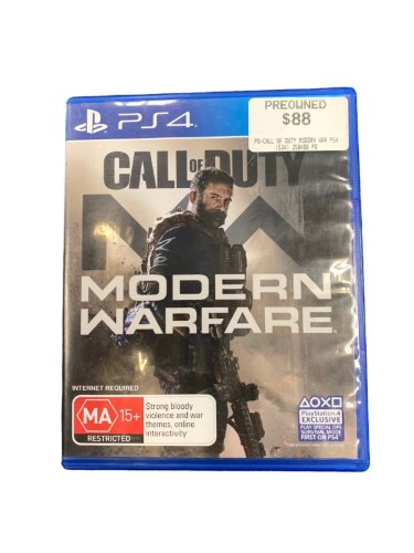 Call Of Duty Modern Warfare Playstation 4 (PS4) 032400284537 Cash
