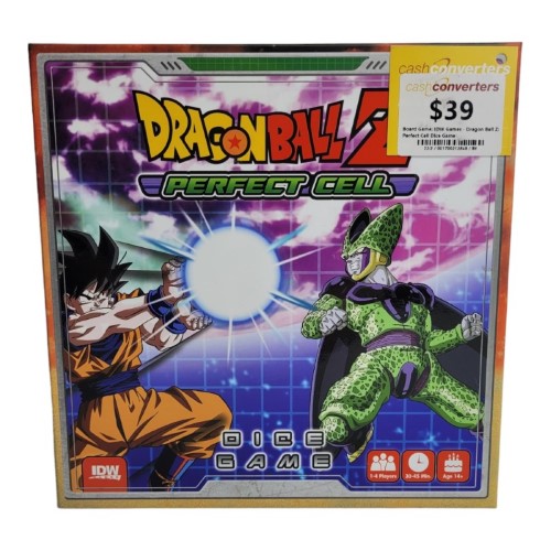 Idw Games Dragon Ball Z Perfect Cell Dice Game Orange 001700212648 Cash Converters