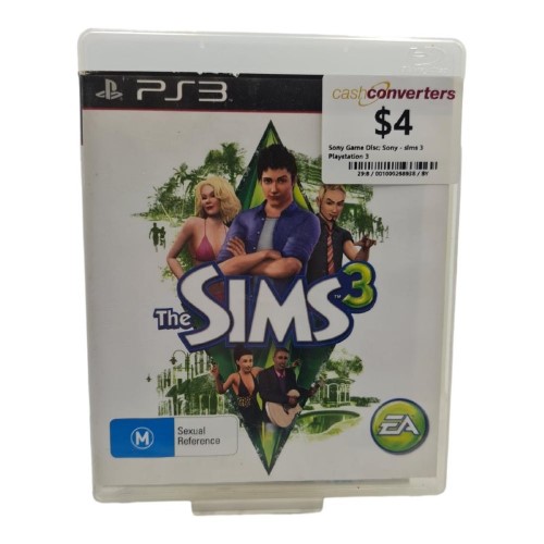 Sims 3 Playstation 3 (PS3) 001000298938 Cash Converters