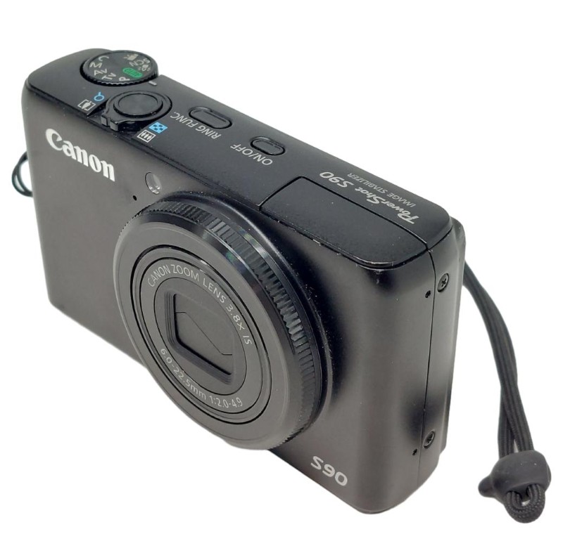 Canon Power Shot S90 Pc1429 Black | 002200215907 | Cash Converters