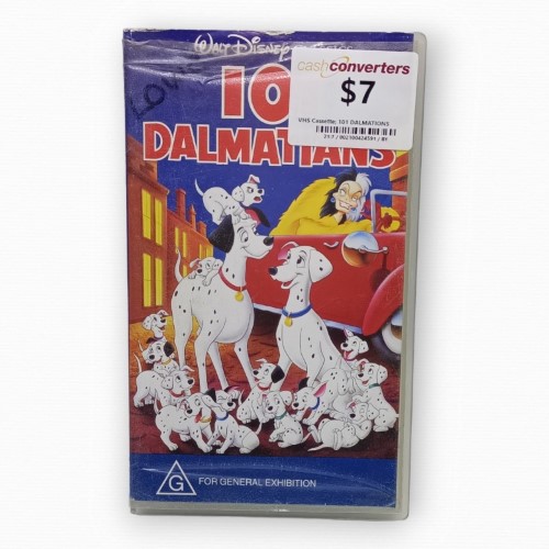 VHS Cassette 101 Dalmations 002100424591 Cash Converters