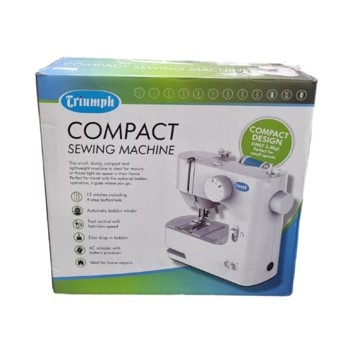 Triumph Compact Sewing Machine White 039800376708 Cash Converters