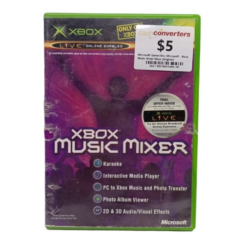 Xbox Music Mixer Xbox (Original) 002100415499 Cash Converters