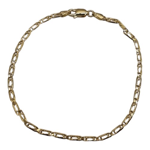 2.1G 9K Yellow Golf Bracelet Yellow Gold Bracelet 19.5cm 2.1G