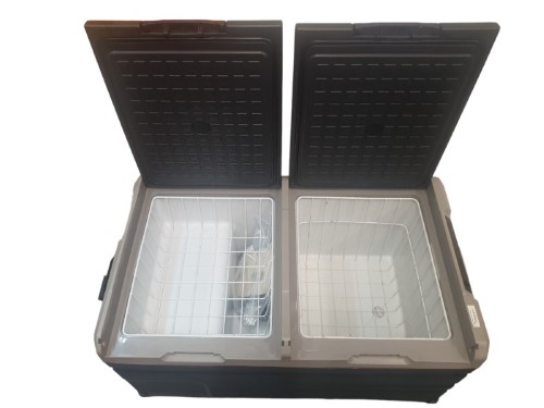 Brass Monkey 95L Portable Low Profile Dual Zone Fridge/Freezer 95L 12V