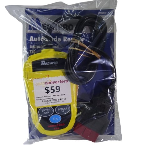 Mechpro Auto Code Reader T49 Yellow 028700229587 Cash Converters