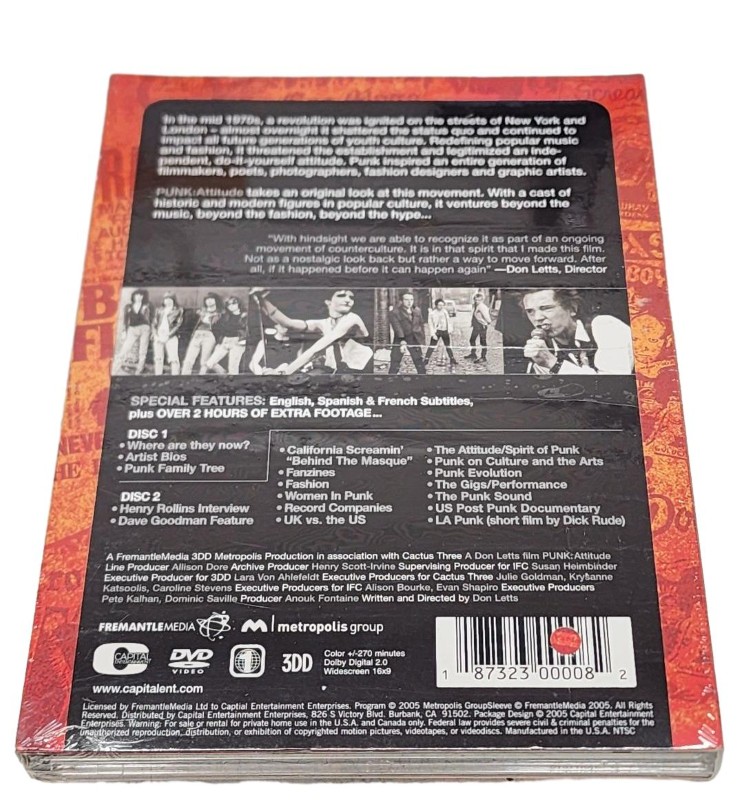 DVD Punk Attitude A Film By Don Letts | 026200236215 | Cash DVD Punk Attitude A Film By Don Letts | 026200236215 | Cash
