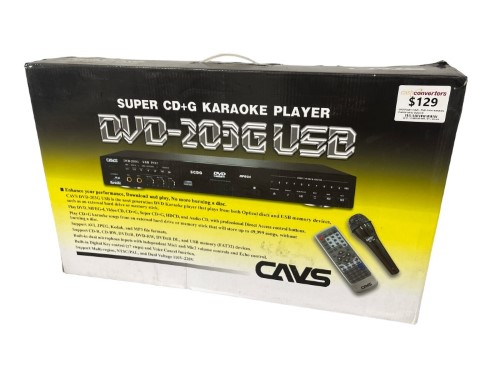 Cavs Karaoke Player Ntsc DVD/CD DVD203G Black 033800431680 Cash