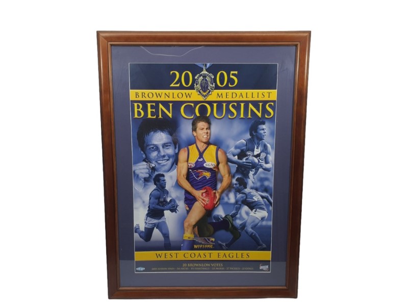 Picture Frame 2005 Brownlow Medallist Ben Cousins 024900245726 Cash